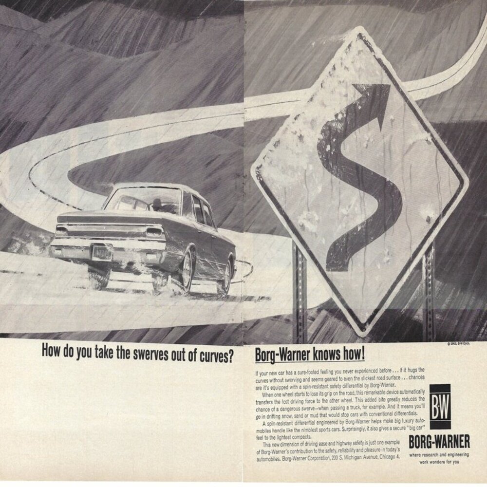 1967 Borg-Warner Cycolac ABS Truck Camper Never Rust Vintage Print Ad/Poster